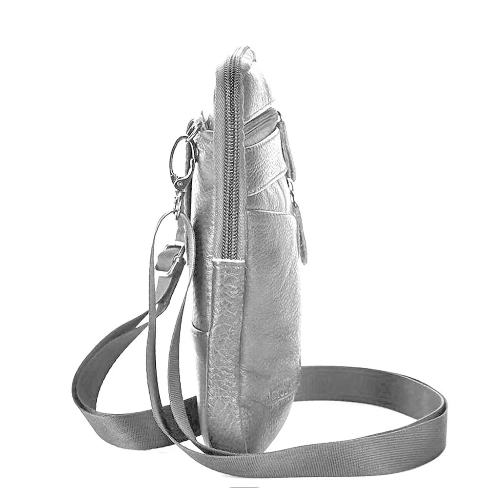 Leather Phone Bag Brown